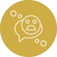Emoji Line Multi color Icon vector