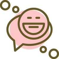 EmotLine Linear Circle IconLinear Circle Icon vector