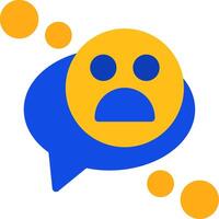 Emoji Flat Two Color Icon vector