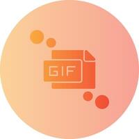 gif degradado circulo icono vector