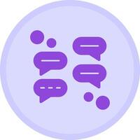 Chatroom Multicolor Circle Icon vector