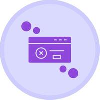 Dialog box error Multicolor Circle Icon vector