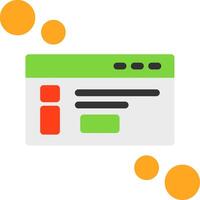 Dialog box info Flat Icon vector