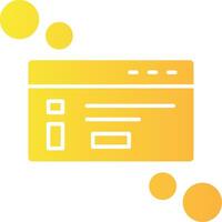 Dialog box info Solid Multi Gradient Icon vector