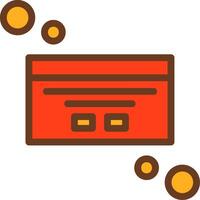 Dialog box customization Filled Shadow Circle Icon vector