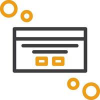Dialog box customization Line Two Color Icon vector