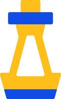 Buoy Flat Two Color Icon vector