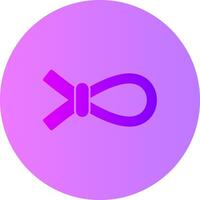 Nautical rope Gradient Circle Icon vector