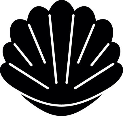 Seashell Glyph Icon