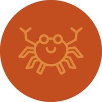 Crab Line Multi color Icon vector