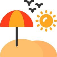 Seashore Flat Icon vector