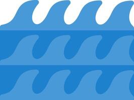Wave Flat Icon vector