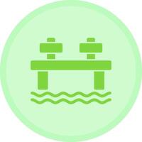 Dock Multicolor Circle Icon vector