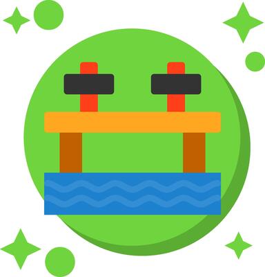 Dock Tailed Color Icon