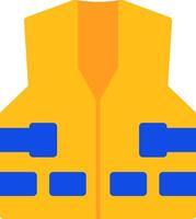 Lifejacket Flat Two Color Icon vector