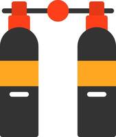 Scuba tank Flat Icon vector