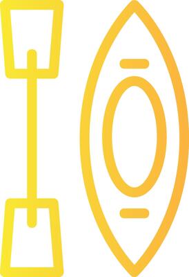 Kayak Linear Gradient Icon