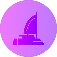 Regatta Gradient Circle Icon vector