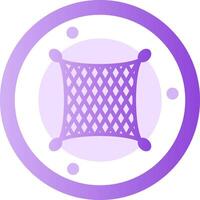 Fishing net Glyph Gradient Icon vector