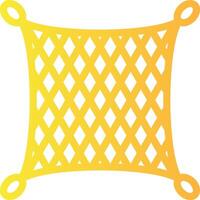 Fishing net Linear Gradient Icon vector