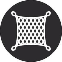 Fishing net Inverted Icon vector