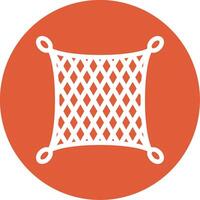 Fishing net Outline Circle Icon vector