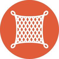 Fishing net Outline Circle Icon vector