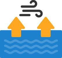 Tide Flat Icon vector