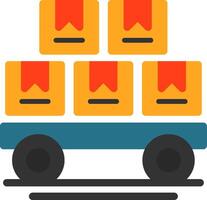 Logistics Flat Icon vector