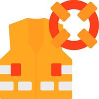 Maritime safety Flat Icon vector