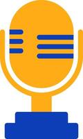 Microphone Flat Two Color Icon vector