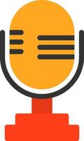 Microphone Flat Icon vector