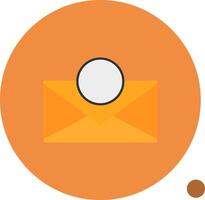 Email Flat Shadow Icon vector