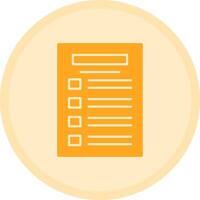 Task list Multicolor Circle Icon vector