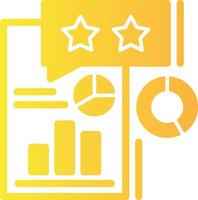 Survey Solid Multi Gradient Icon vector
