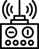 Remote control Line Icon vector