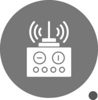 Remote control Glyph Shadow Icon vector