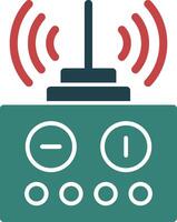 Remote control Glyph Two Color Icon vector