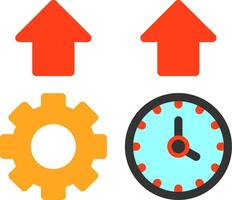 Productivity Flat Icon vector