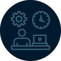 Flexibility Line Multi color Icon vector