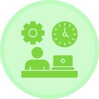 Flexibility Multicolor Circle Icon vector