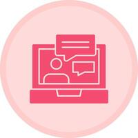 Online support Multicolor Circle Icon vector