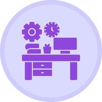 Workspace organization Multicolor Circle Icon vector