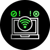 Remote work challenges Dual Gradient Circle Icon vector