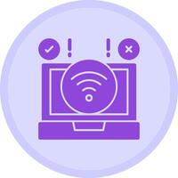 Remote work challenges Multicolor Circle Icon vector