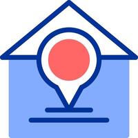 Home Color Filled Icon vector