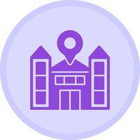 School Multicolor Circle Icon vector