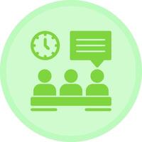 Briefing Multicolor Circle Icon vector