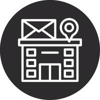 Post Office Inverted Icon vector