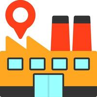 Factory Flat Icon vector